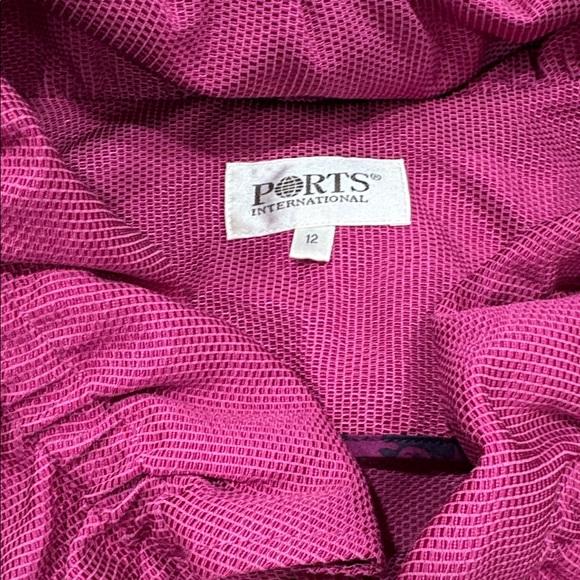 Ports International Jacket with Ruffle Collar - Picture 2 of 5